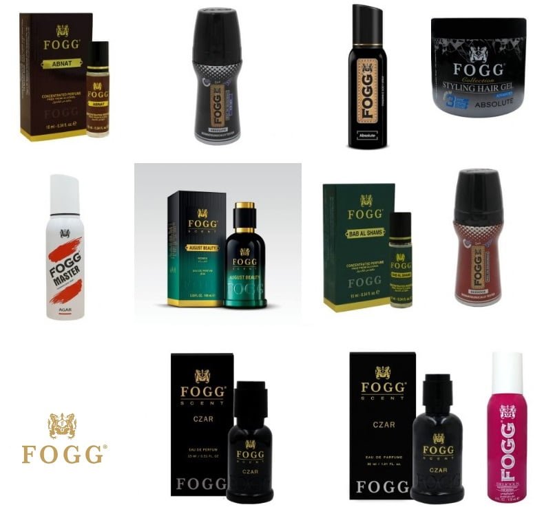 Fogg discount perfume list