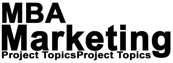 mba marketing project topics