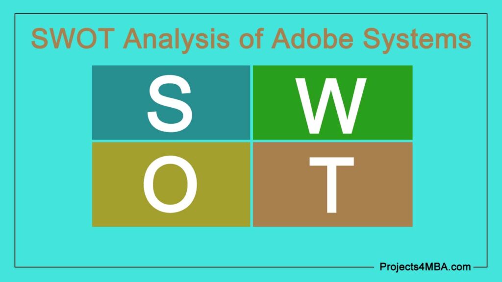 swot analysis of adobe systems